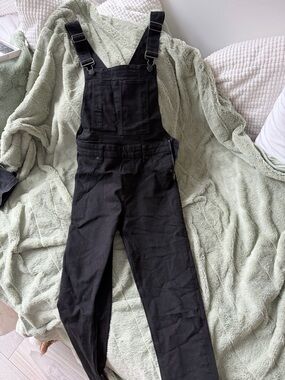 Cheap Monday Black Denim Overall Jumpsuit